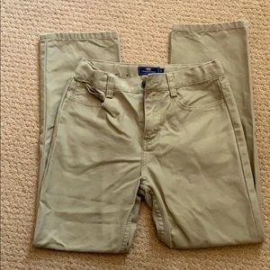 Boys Vineyard Vines five pocket tan jeans
